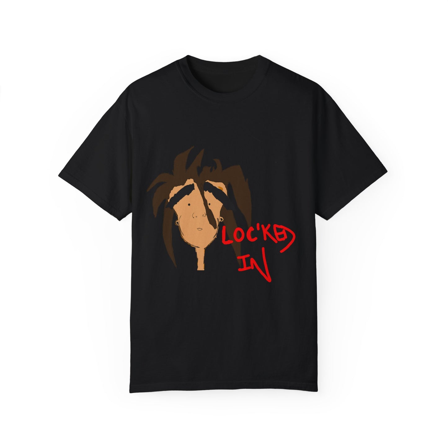 Loc’ked In Unisex Garment-Dyed T-Shirt - Trendy Streetwear for Creative Minds