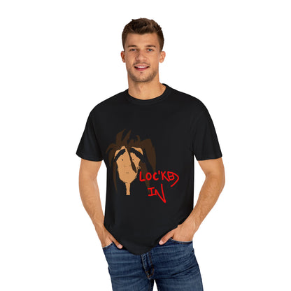 Loc’ked In Unisex Garment-Dyed T-Shirt - Trendy Streetwear for Creative Minds