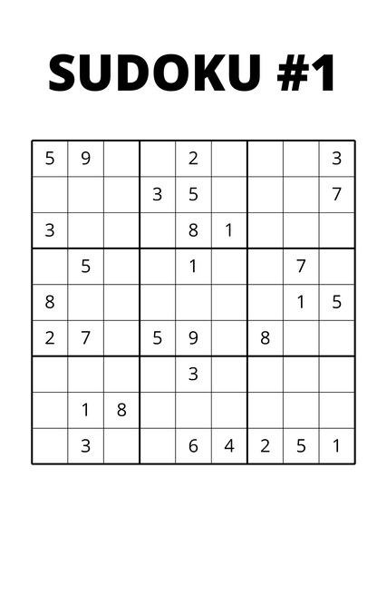 Digital Sudoku, Classic Sudoku, Easy Sudoku Puzzle, Everyday Sudoku Digital King Sudoku Volume 4: EASY! Websudoku Puzzle Book
